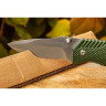 Нож GANZO G618 440 Steel Exclusive Edition Green Handle G618-GrEx