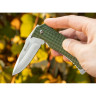 Нож GANZO G618 440 Steel Exclusive Edition Green Handle G618-GrEx